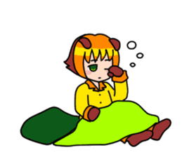 Puppy girl Kokoro-chan sticker #9144766