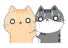 three cats life 2 sticker #9145259