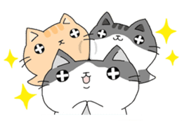 three cats life 2 sticker #9145263