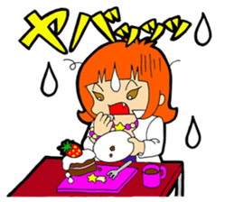 Work to draw a picture  Illustrator sticker #9145438