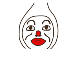 the man who keeps a swan. sticker #9146897