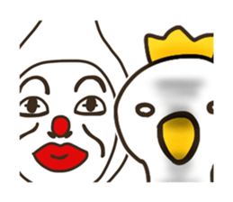 the man who keeps a swan. sticker #9146909