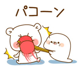 Vulgar bear VS Stinging tongue seal2.1 sticker #9146959