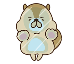 Lazy Squirrel sticker #9146994