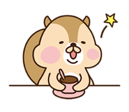 Lazy Squirrel sticker #9146999