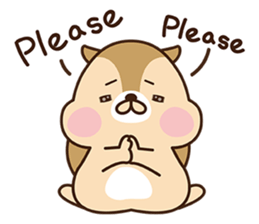 Lazy Squirrel sticker #9147001