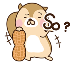 Lazy Squirrel sticker #9147002