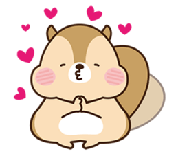 Lazy Squirrel sticker #9147005