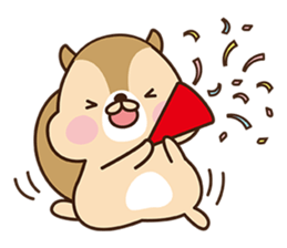 Lazy Squirrel sticker #9147008