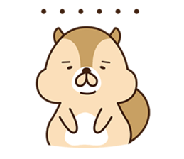 Lazy Squirrel sticker #9147013