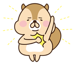 Lazy Squirrel sticker #9147025