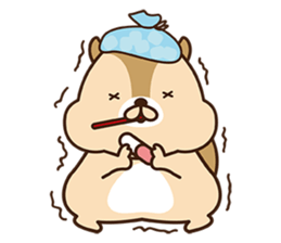 Lazy Squirrel sticker #9147026