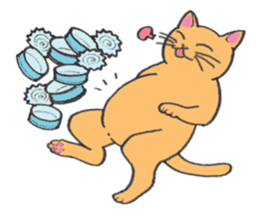 Cats of various coat colors sticker #9147568