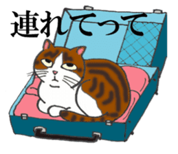 Cats of various coat colors sticker #9147582