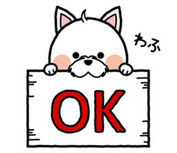 Pretty dog! sticker #9147793