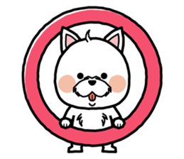 Pretty dog! sticker #9147806