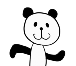 Mr. Cute Panda sticker #9147873