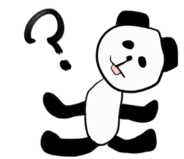 Mr. Cute Panda sticker #9147874