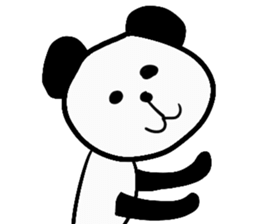 Mr. Cute Panda sticker #9147879