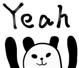 Mr. Cute Panda sticker #9147886