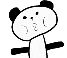 Mr. Cute Panda sticker #9147887