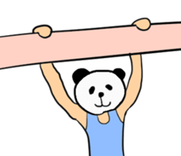 Mr. Cute Panda sticker #9147889