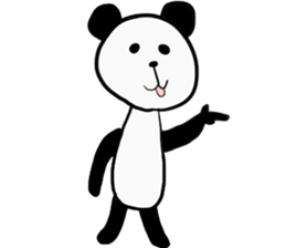 Mr. Cute Panda sticker #9147890