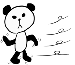 Mr. Cute Panda sticker #9147891