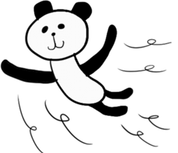 Mr. Cute Panda sticker #9147894