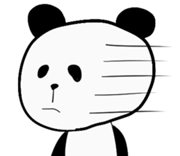 Mr. Cute Panda sticker #9147896