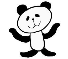 Mr. Cute Panda sticker #9147897