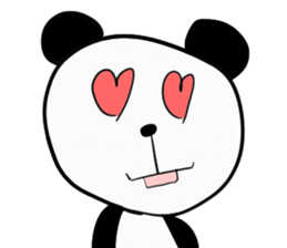 Mr. Cute Panda sticker #9147900
