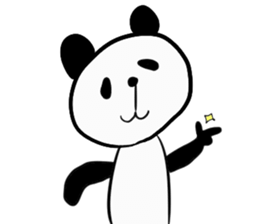 Mr. Cute Panda sticker #9147910