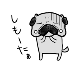 okayamaben pug sticker #9148297