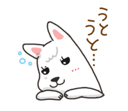 Ladylike dog girl "Namikoro2" sticker #9148402