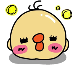 Daily life of a chick sticker #9148794
