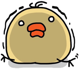 Daily life of a chick sticker #9148807