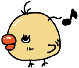 Daily life of a chick sticker #9148821