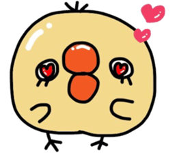 Daily life of a chick sticker #9148822