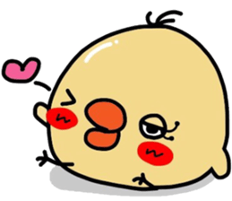 Daily life of a chick sticker #9148823