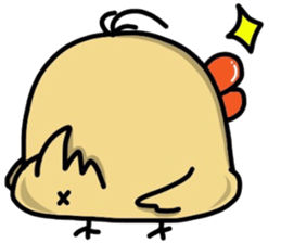 Daily life of a chick sticker #9148827