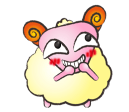 Sheep-Take youth to laugh A sticker #9149133