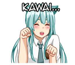 Cewek Anime Kawaii sticker #9149251
