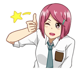 Cewek Anime Kawaii sticker #9149267