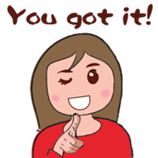 A good girl sticker #9149516