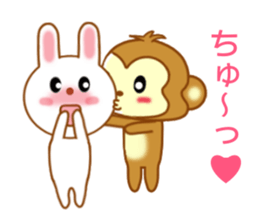 Sticker to send love to girlfriend sticker #9149755