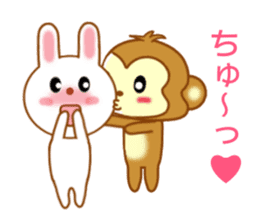 Sticker to send love to girlfriend sticker #9149755