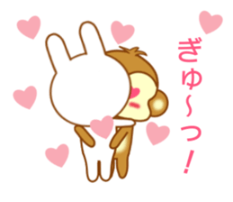 Sticker to send love to girlfriend sticker #9149757