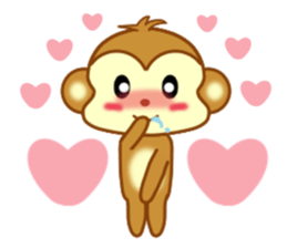 Sticker to send love to girlfriend sticker #9149778