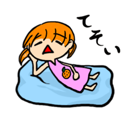 AKUMAKI-CHAN and KOMIKAN-CHAN sticker #9149858